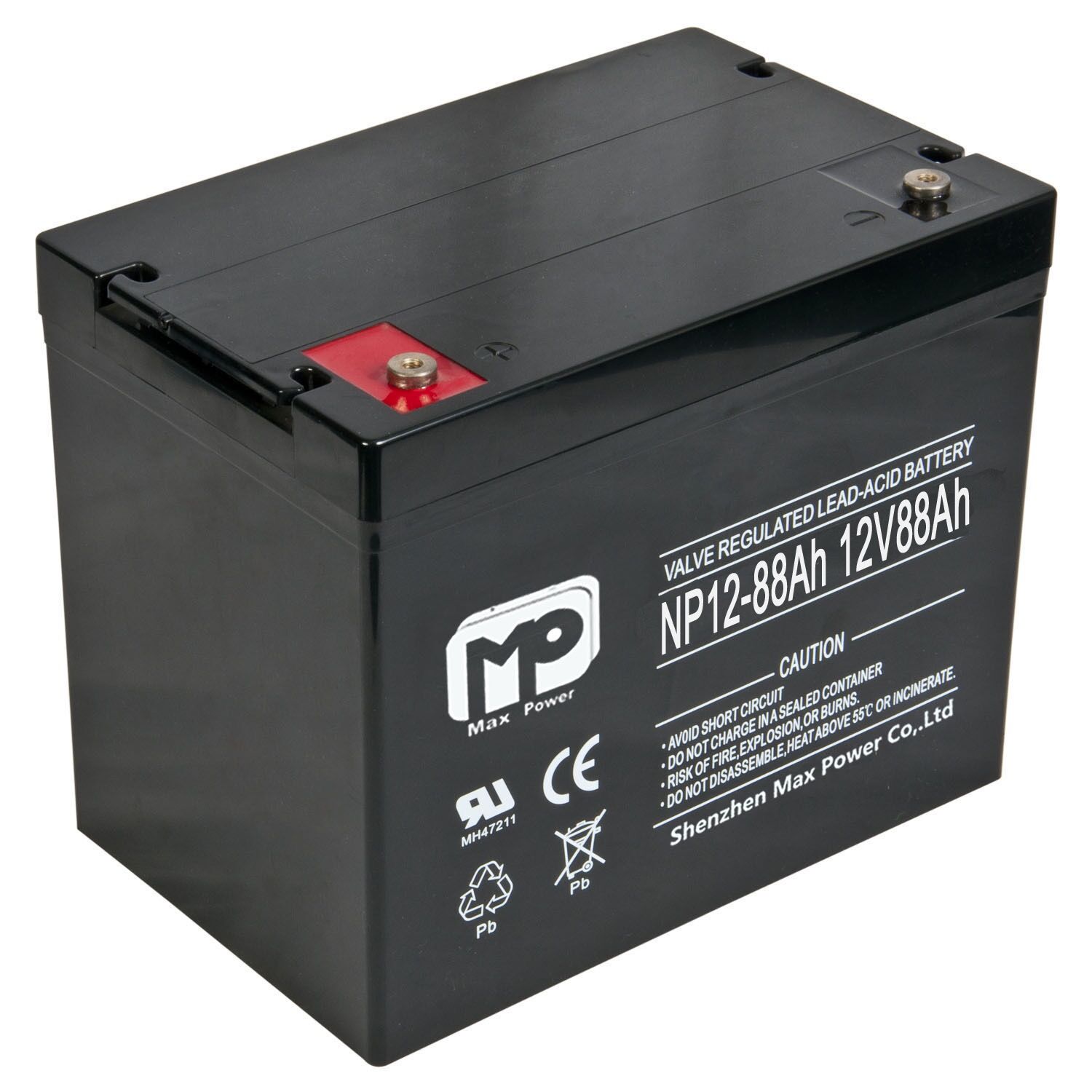 12v 88ah lead acid agm & gel battery